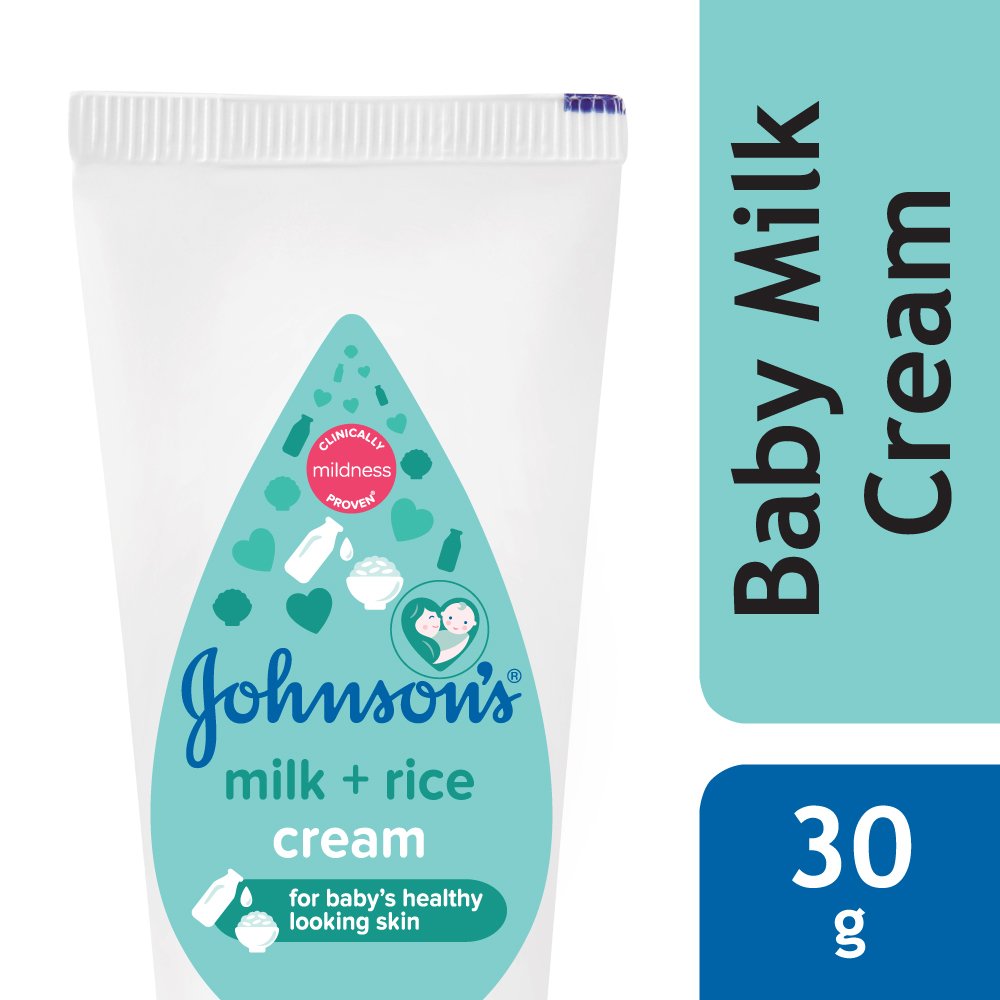 Johnson's Baby Milk and Rice Cream, 30g