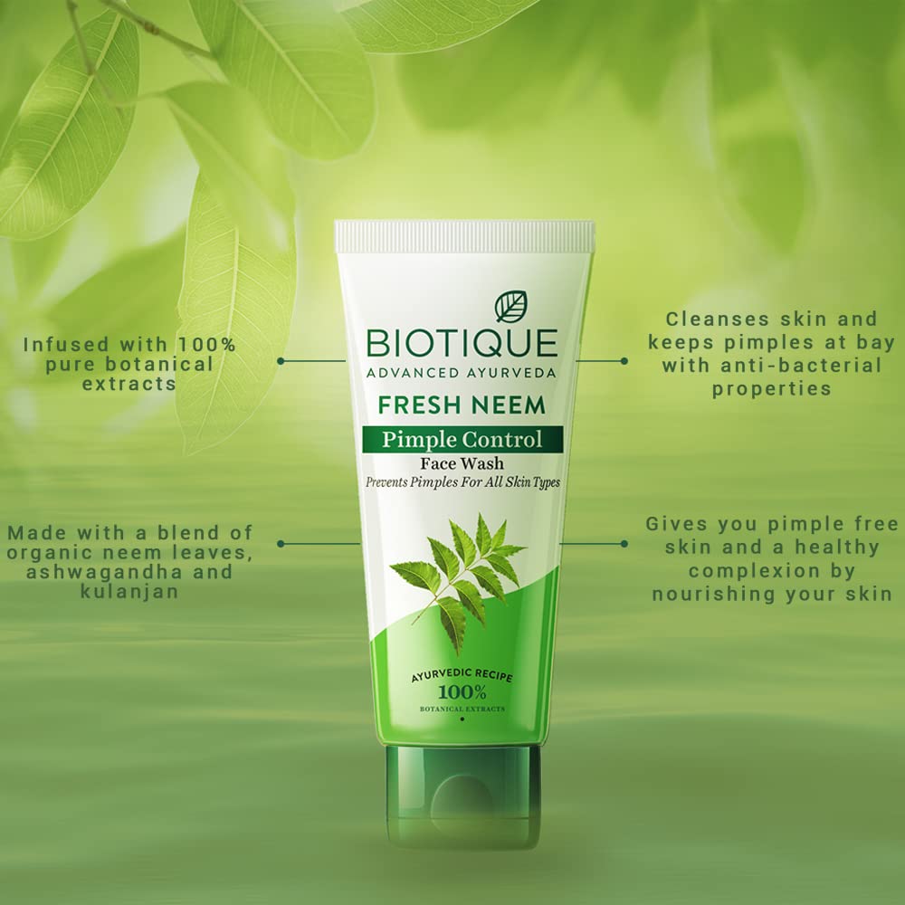 BIOTIQUE FRESH NEEM PIMPLE CO