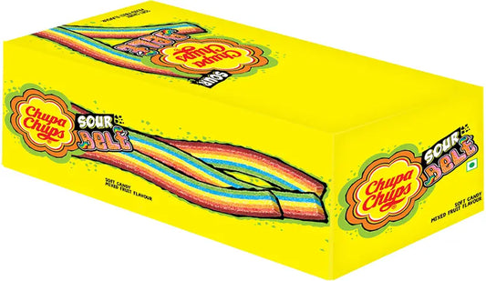 CHUPA CHUP SOUR BELT STRAWBERRY CANDY