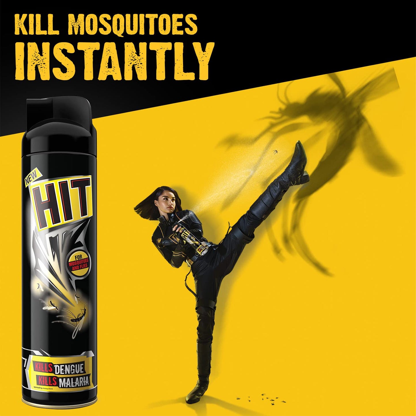Godrej HIT Mosquito and Fly Killer Spray, 200ml