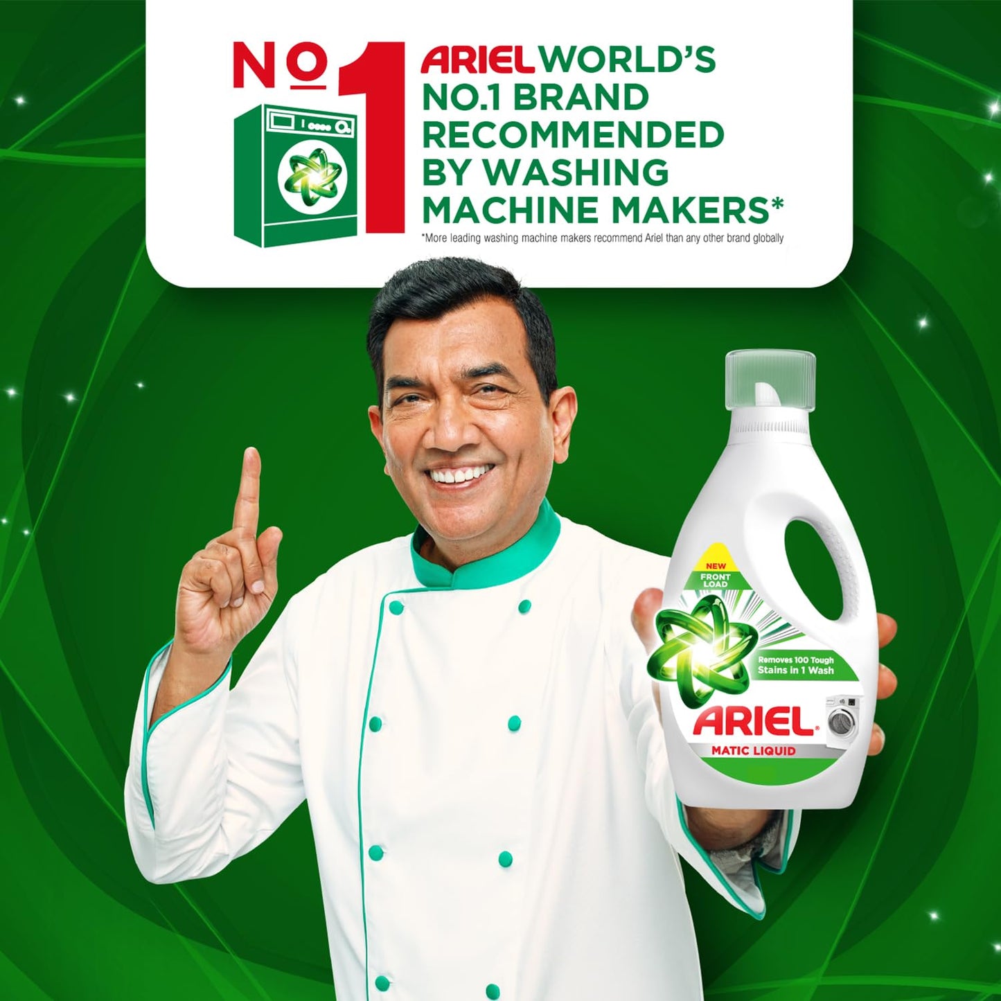 ARIEL FRONT LOAD MATIC LIQUID DETERGENT 1L