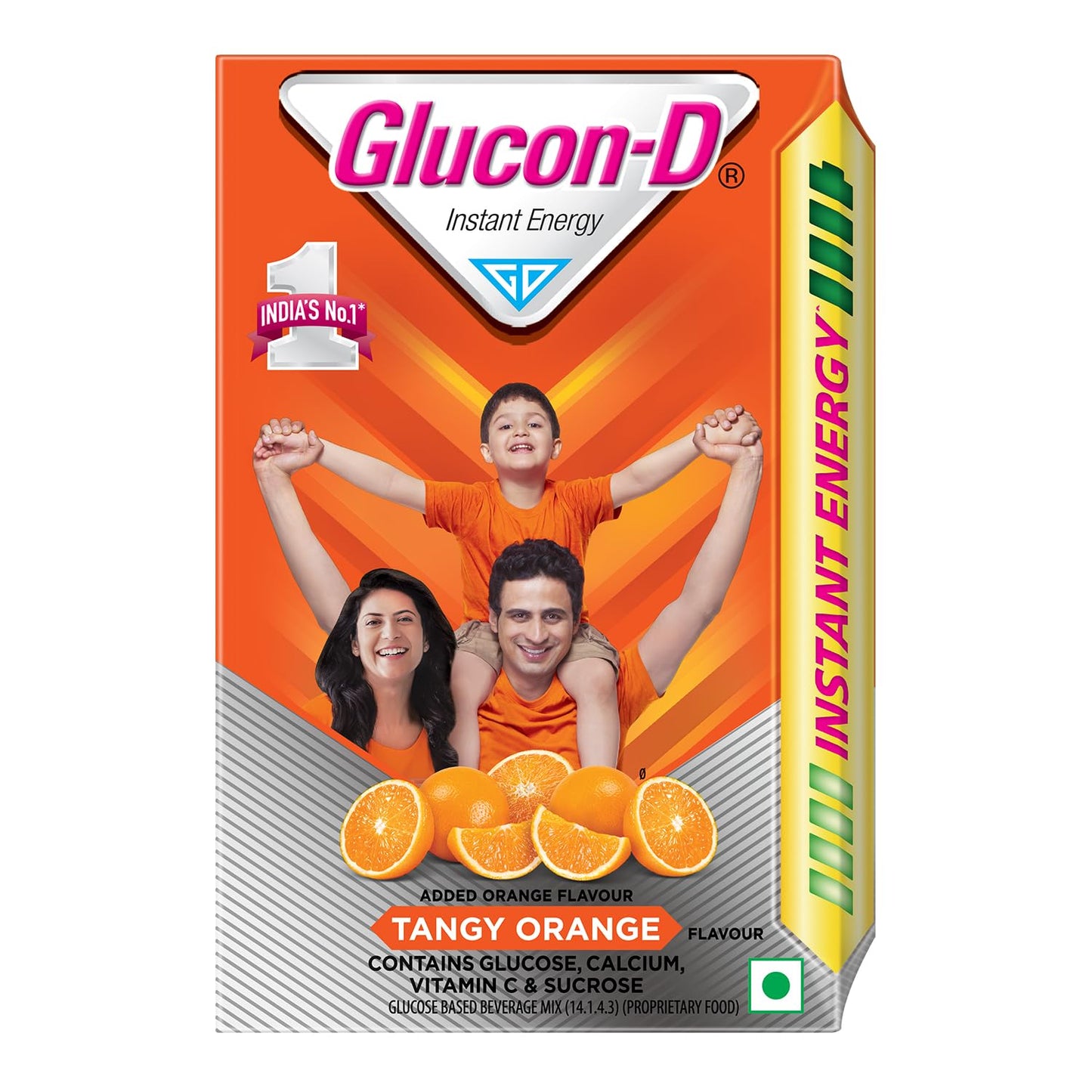 Glucon-D Tangy Orange Glucose Powder 75g