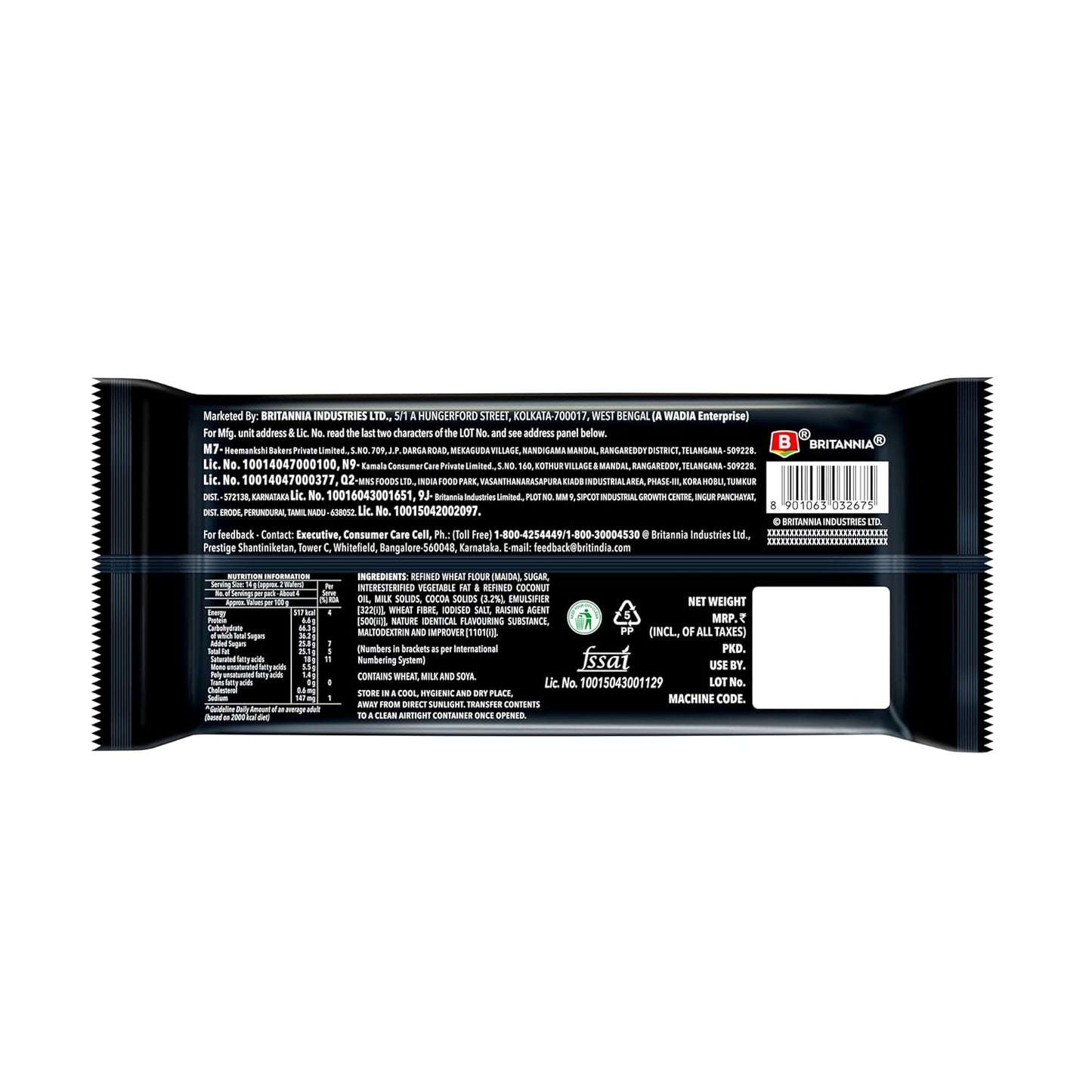 BRITANNIA Treat RICH CRÈME CHOCO FLAVOURED WAFERS