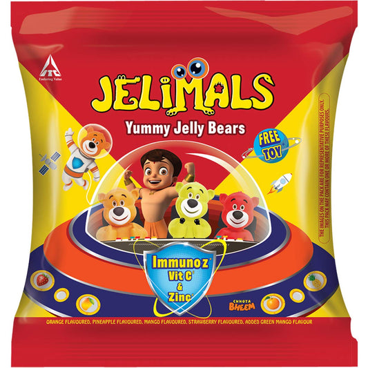 Candyman Jelimals Jelly Bears, 32.5g Pouch
