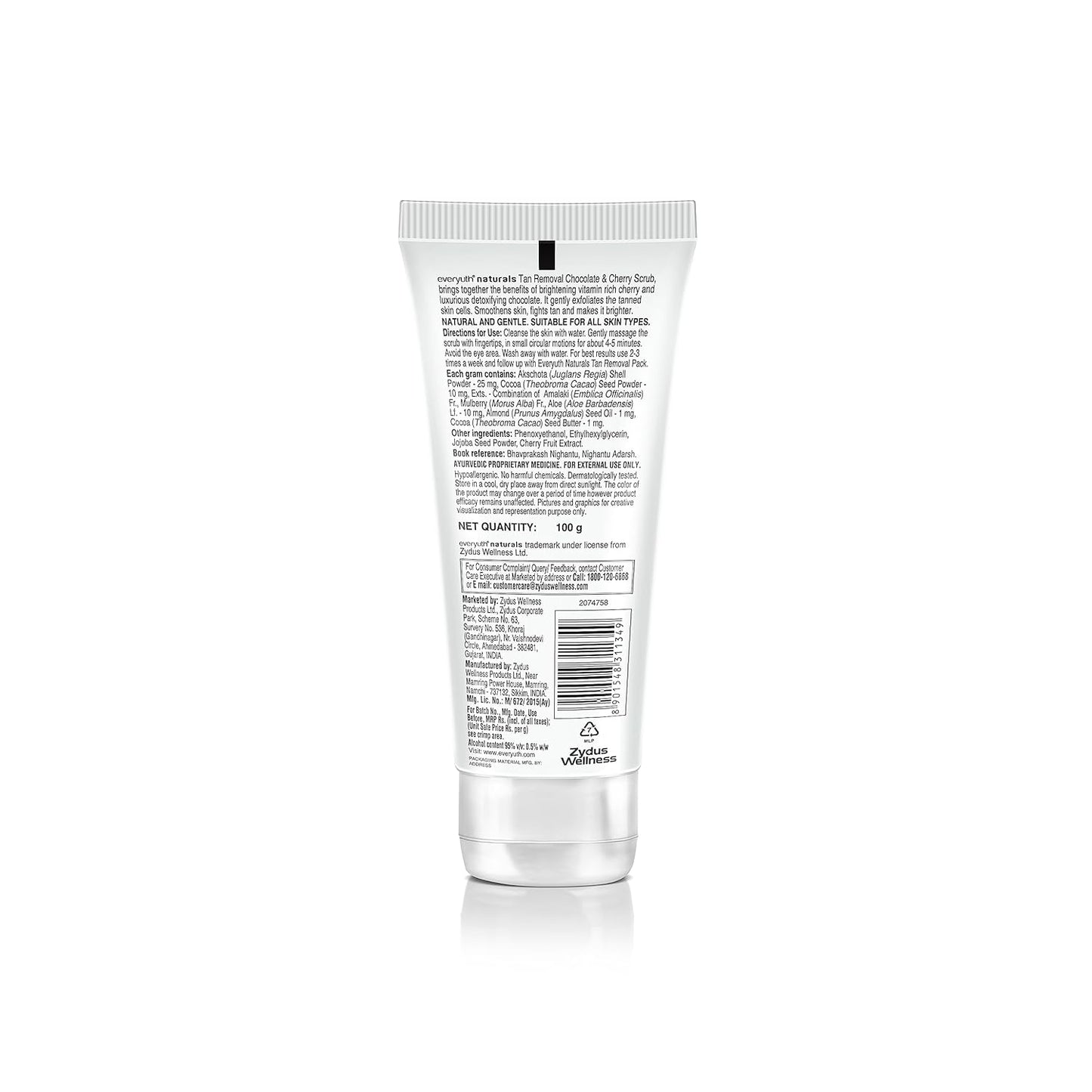 EVERUTH NATURAL TAN REMOVEL CHO & CHERRY SCRUB