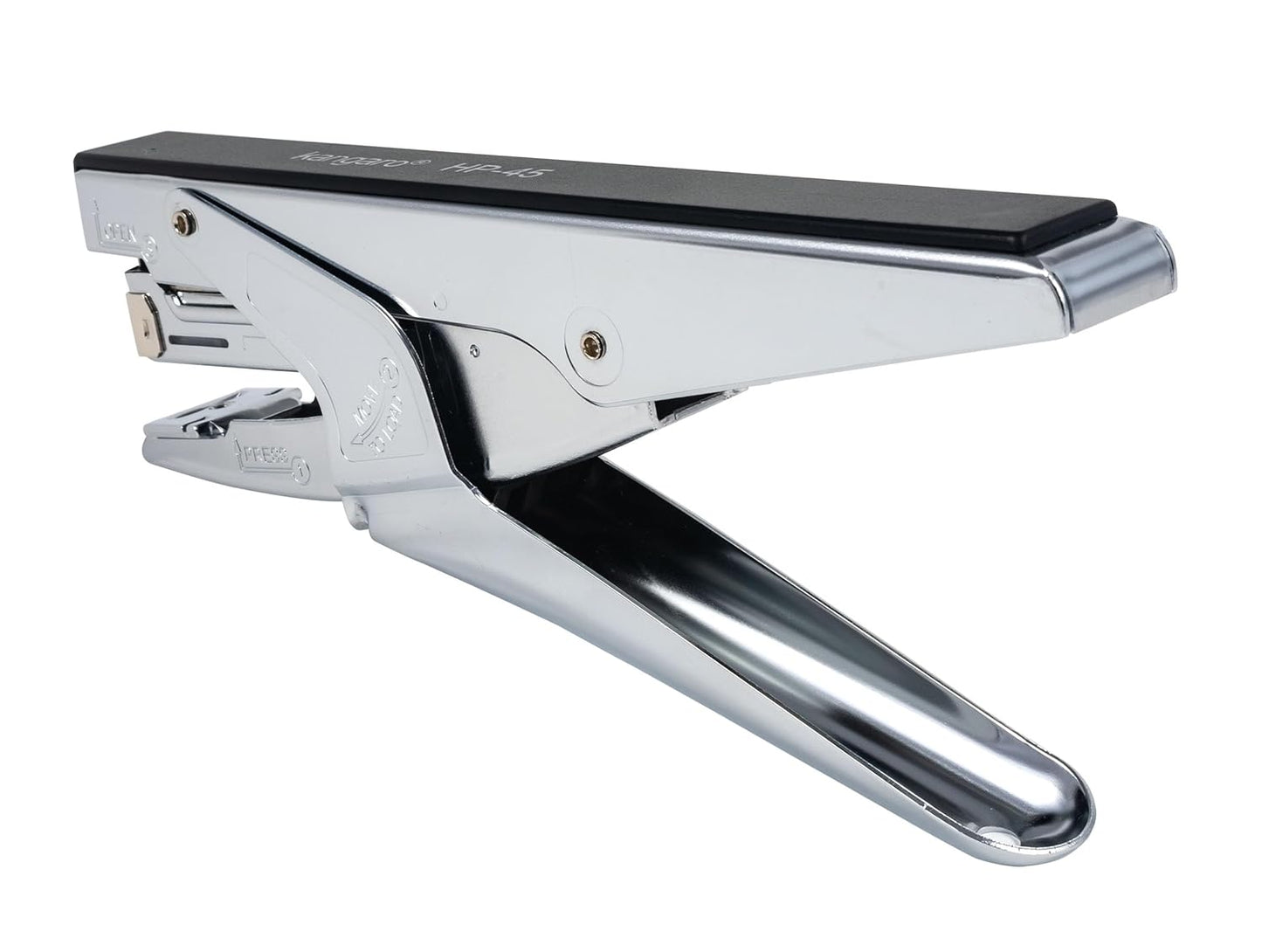 Kangaro HP-45 All Metal Stapler, Standard Stapler with Quick Loading Mechanism