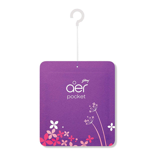 Godrej aer Power Pocket | Bathroom freshener Rose Fresh Blossom (10g)