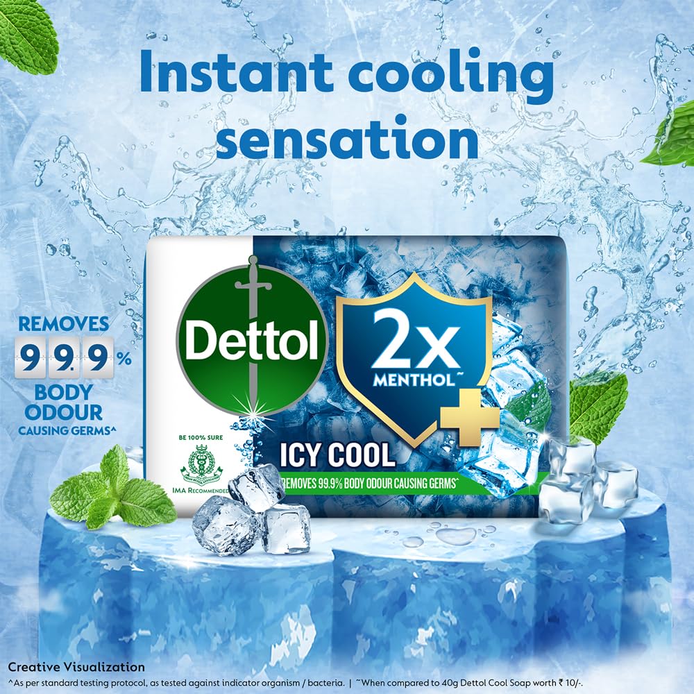 DETTOL ICY COOL 100 G *5