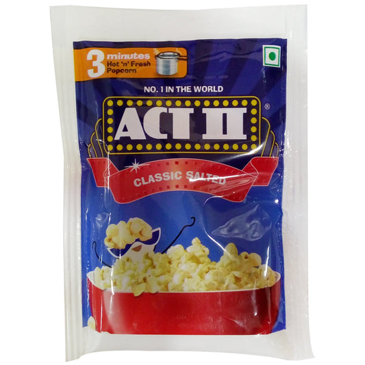 Act II Instant Popcorn - Classic Salted, 50g