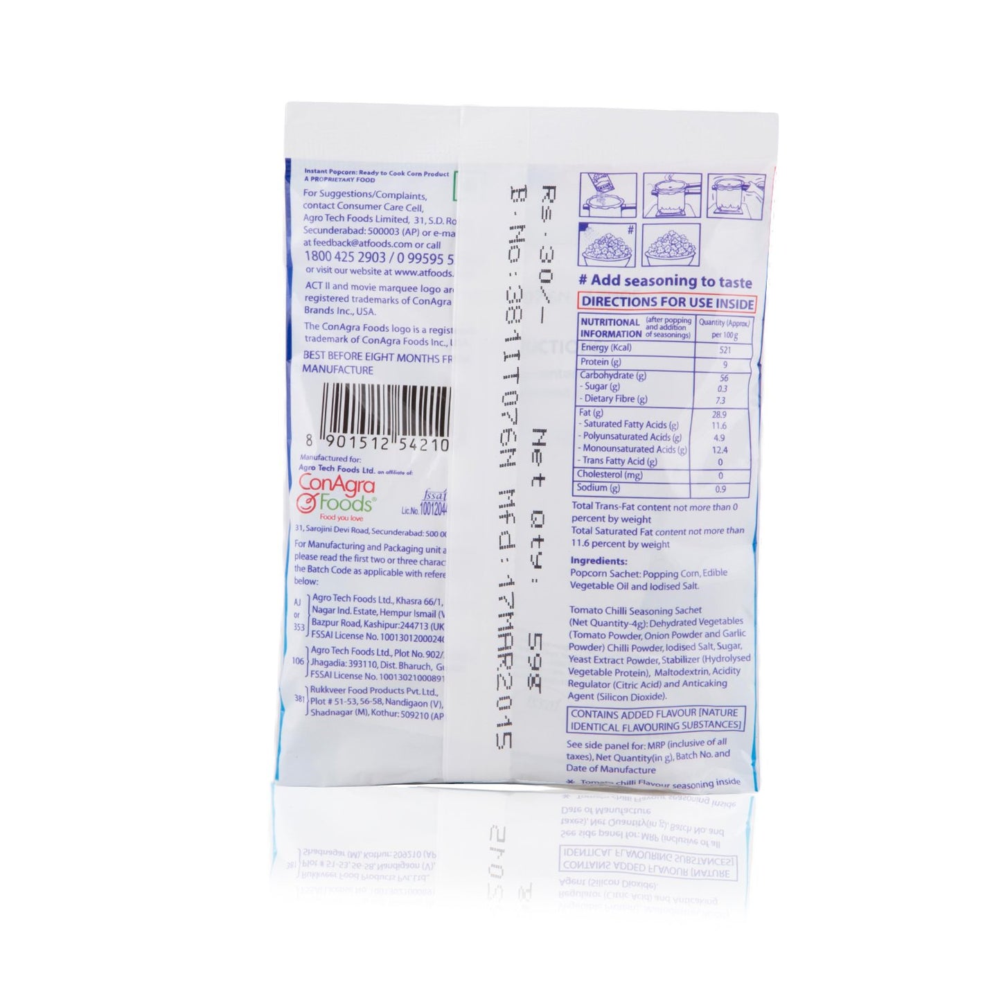 ACT II Popcorn - Tomato Chilli, 59 g