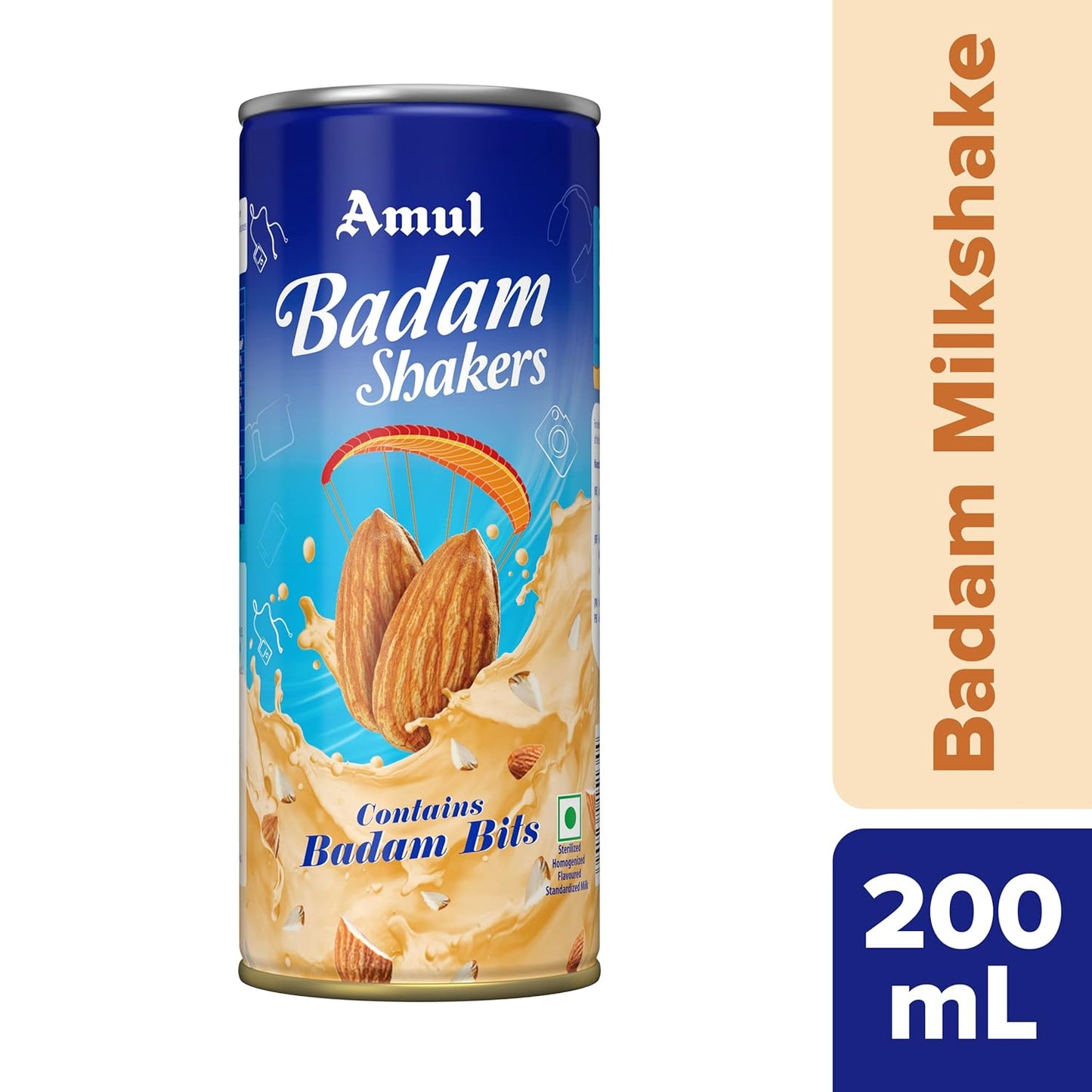 Amul Badam Shakers, 200 ml