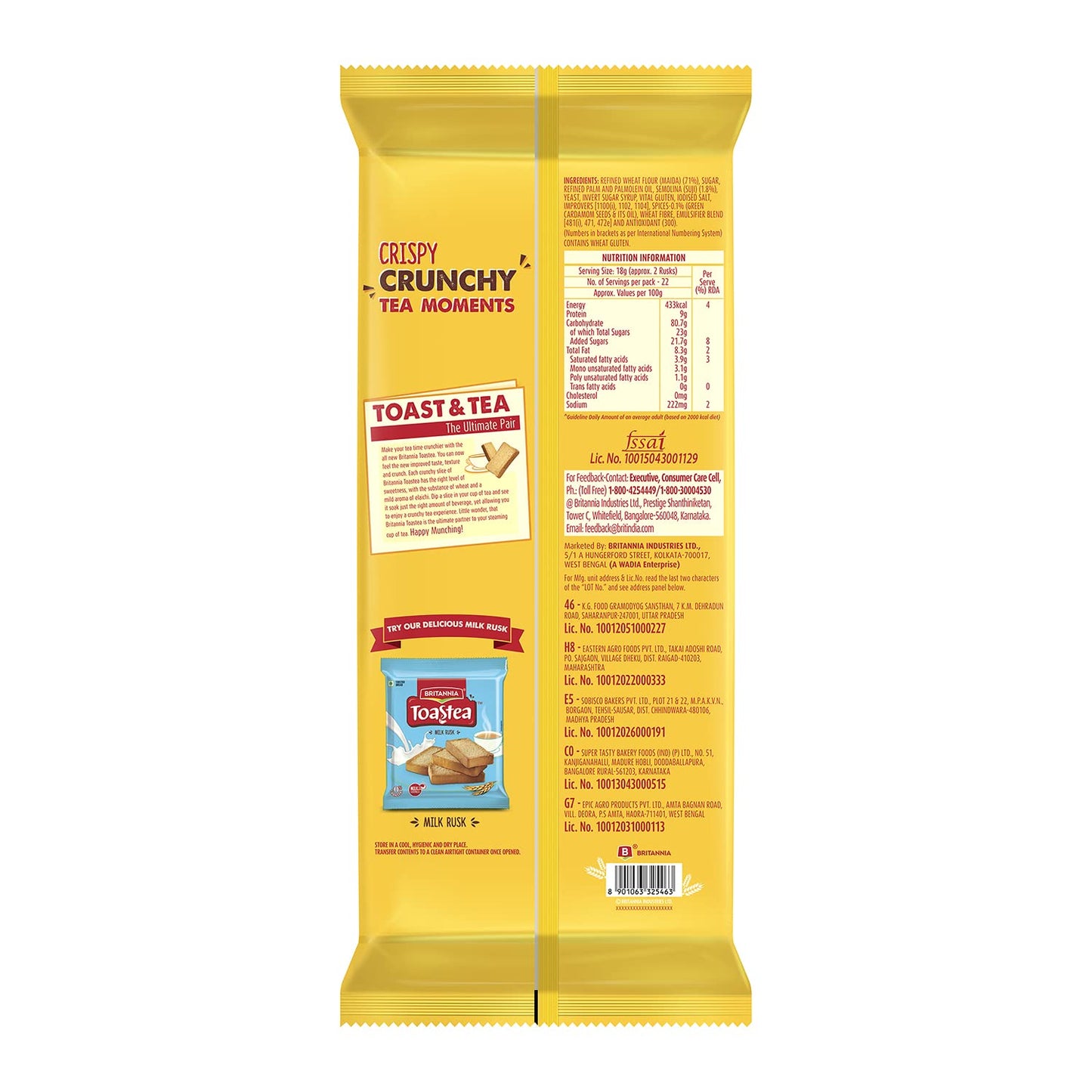 BRITANNIA TOAST RUSK