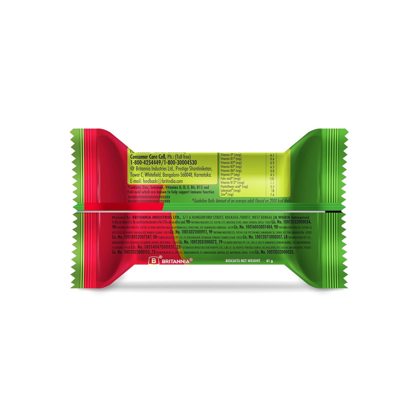 Britannia Vita Marie Gold Biscuits, 61g or 70g