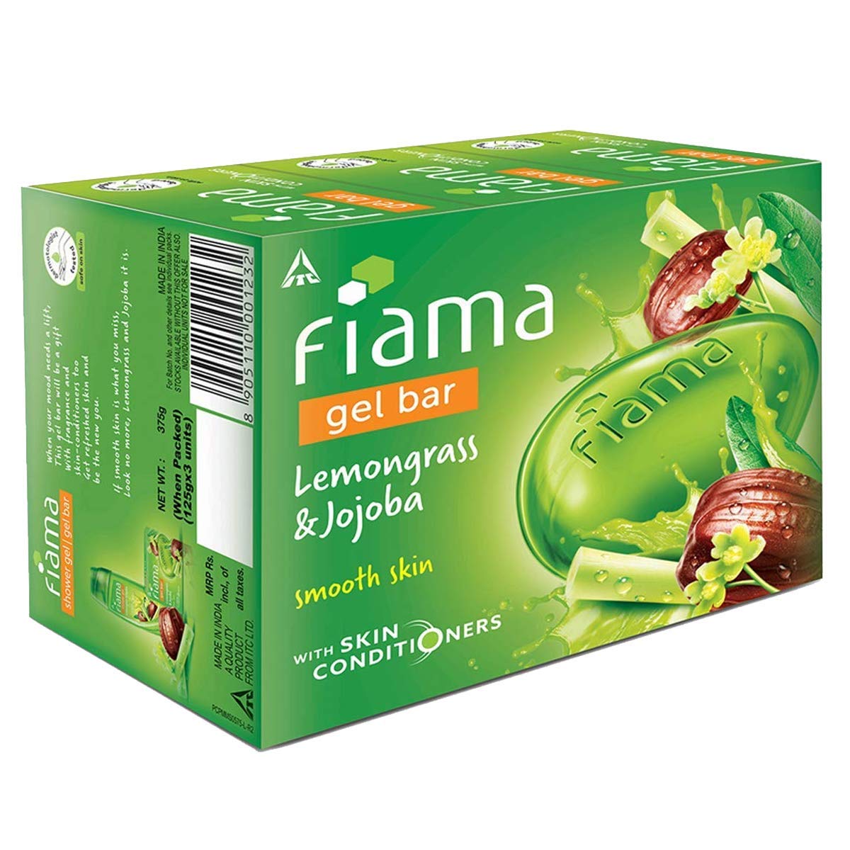 FIAMA GEL BAR LEMONGRASS 375G
