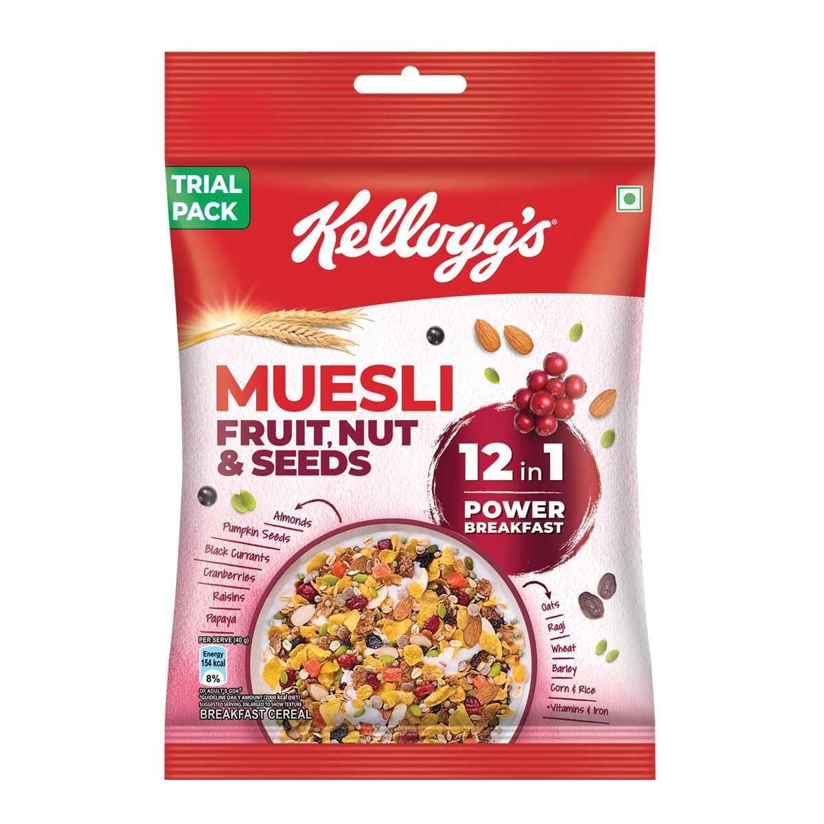 Kellogg’s Muesli Fruit Nut & Seeds 75g