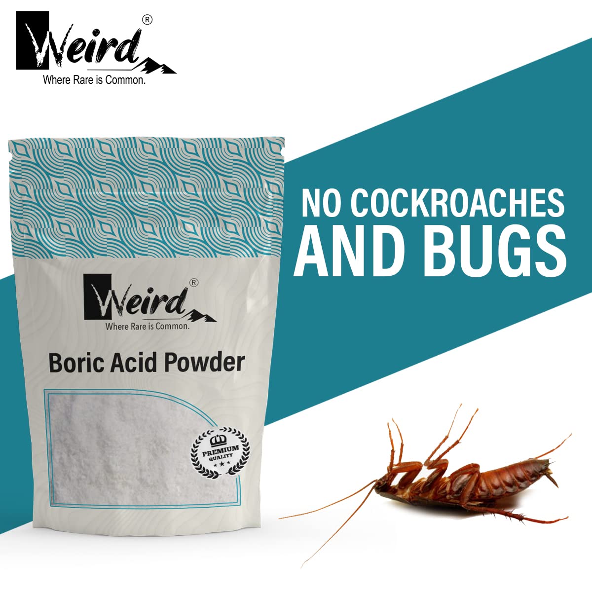 Boric Acid Powder for Cockroaches | Carrom Board | Rice Preservative (50GM)