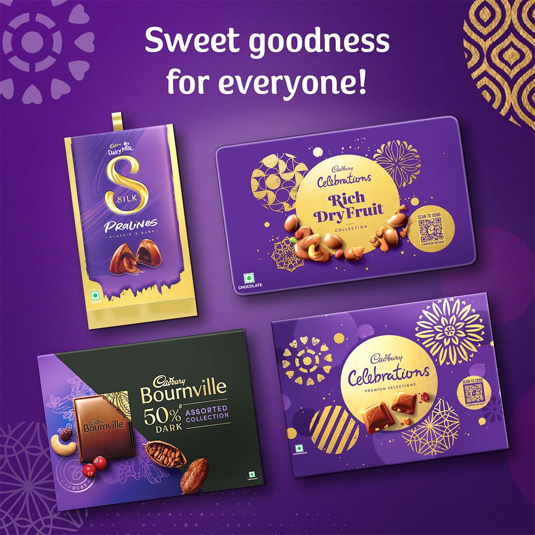 Cadbury Celebrations Rich Dry Fruit Collection Chocolate Diwali Gift Pack,177 Gram
