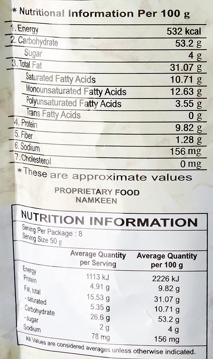 Khatta meetha salty mix  50g