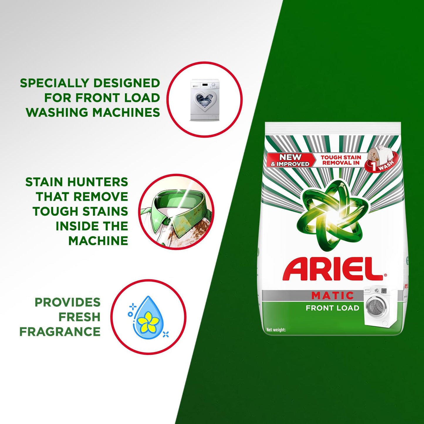 ARIEL MATIC FRONT LOAD 1KG