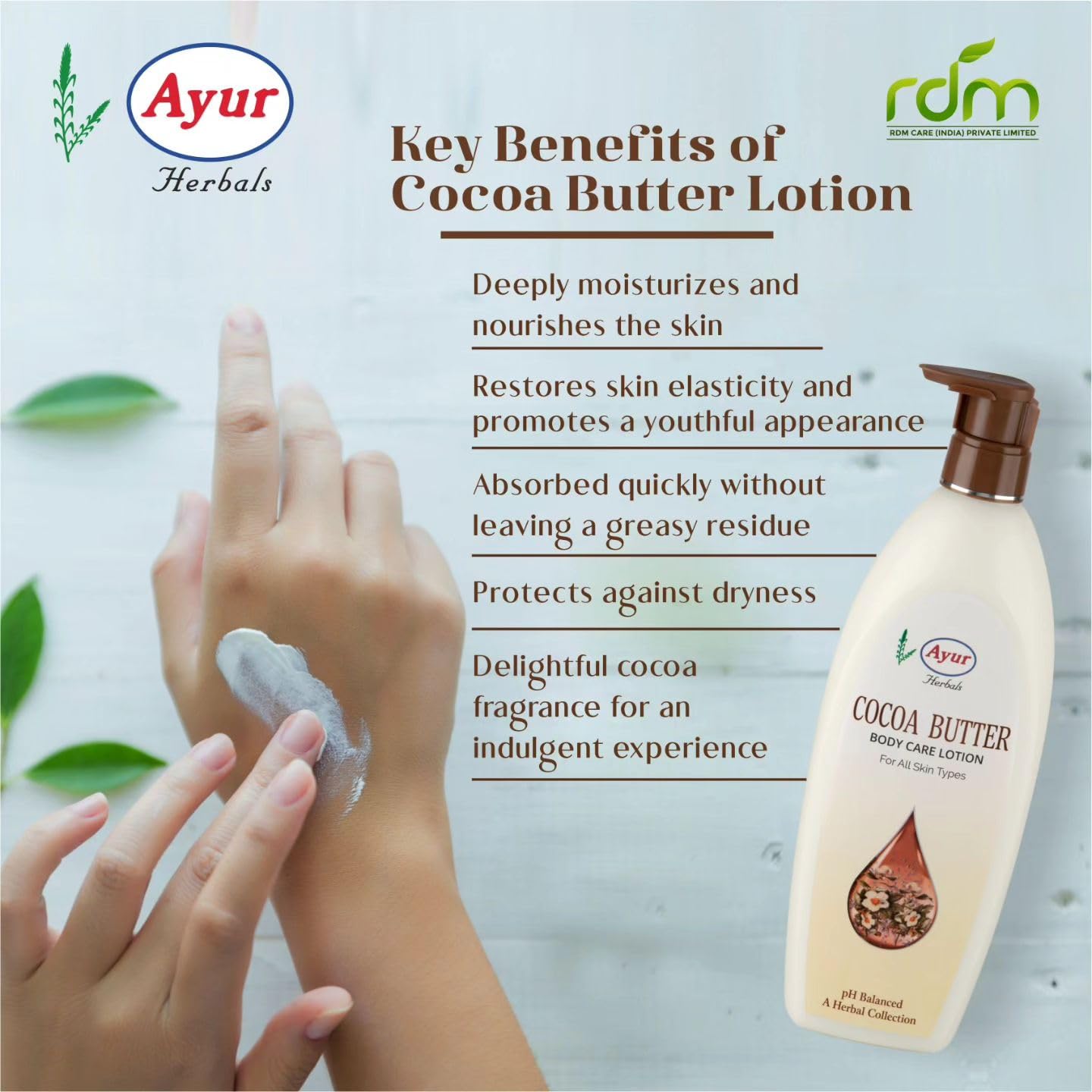 Ayur cocoa butter  lotion 100ml