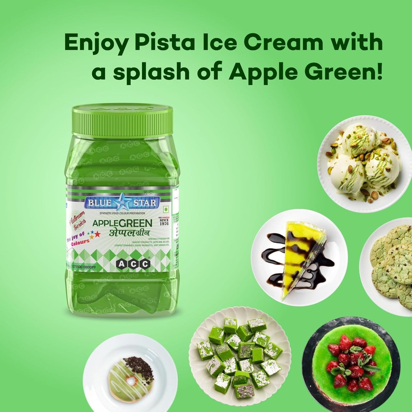 APPLE GREEN FOOD COLOUR 10G
