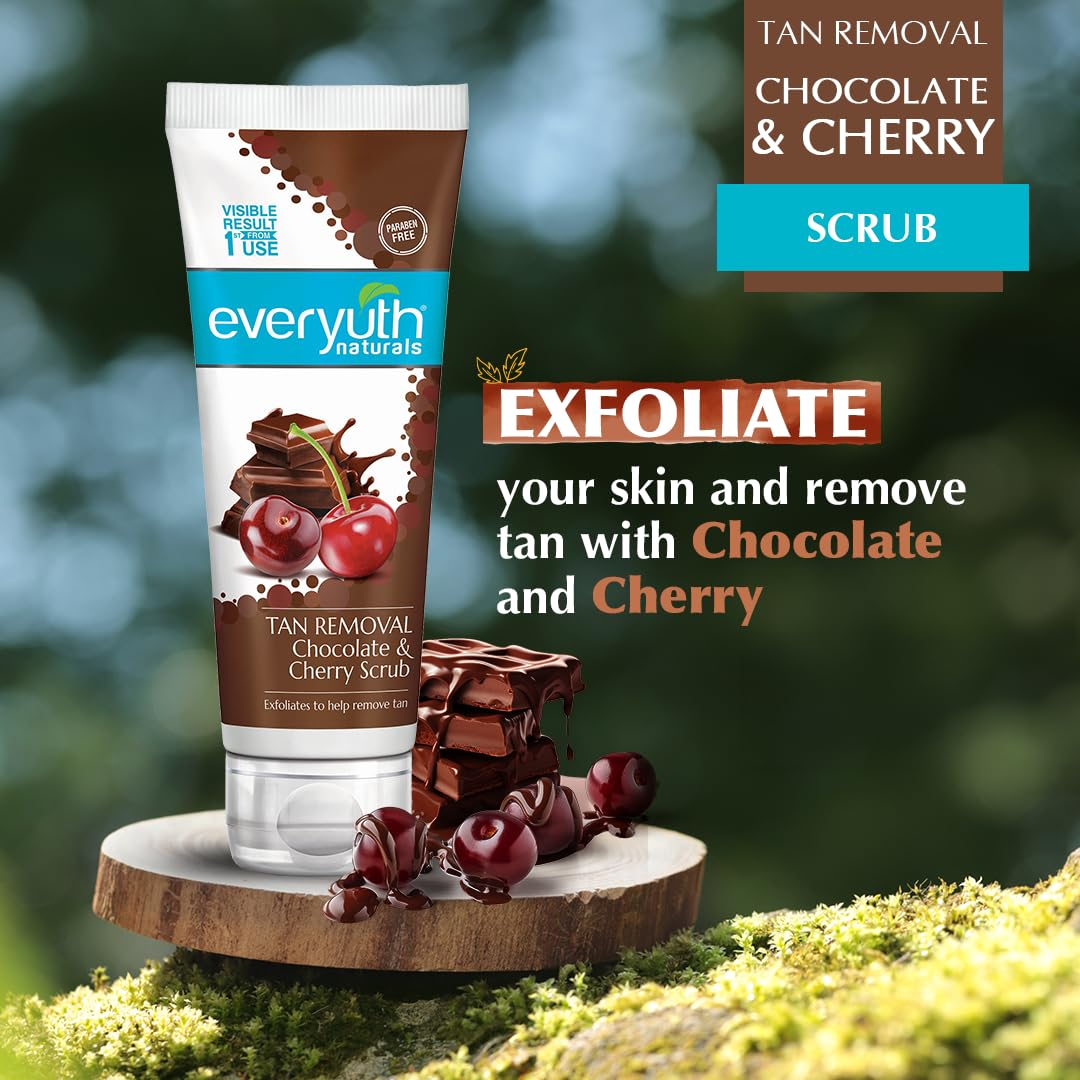 EVERUTH NATURAL TAN REMOVEL CHO & CHERRY SCRUB