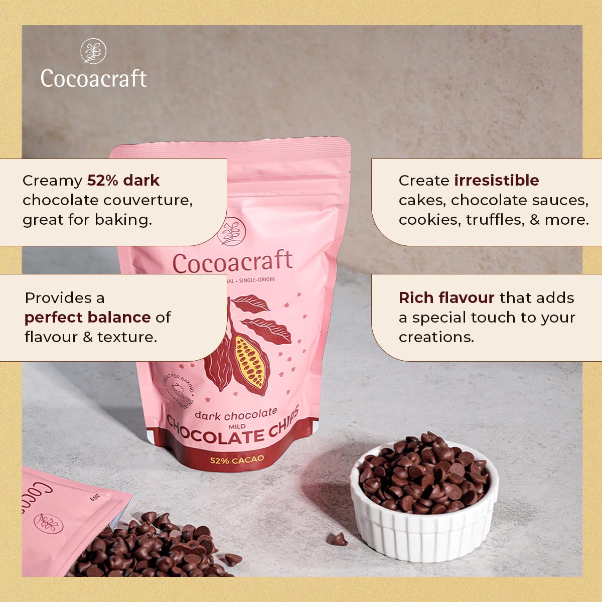 CHOCOLATE CHIPS 1+1