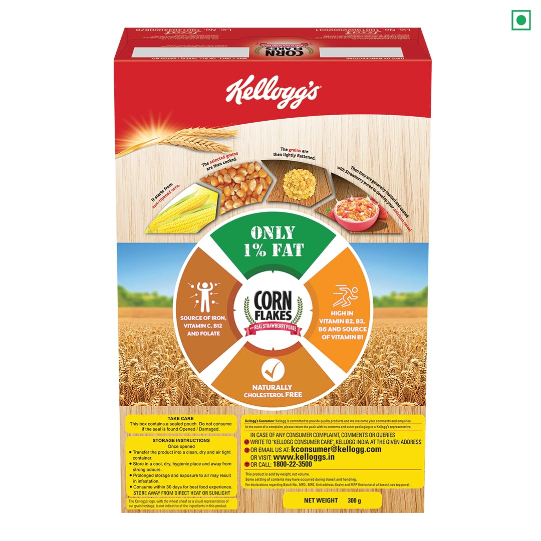 KELLOGGS CORN FLAKES STRAWBERRY 24G