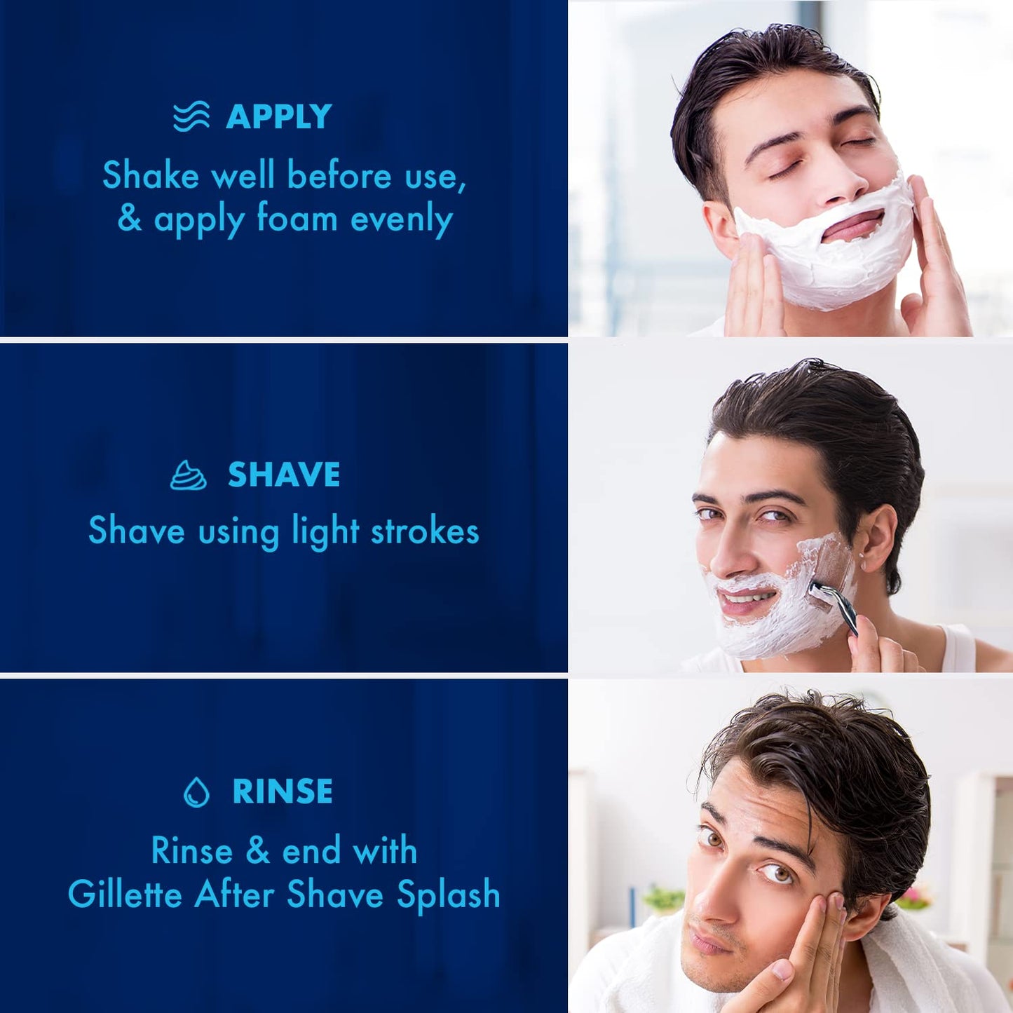 Gillette Classic Sensitive Shave Foam - 418 g
