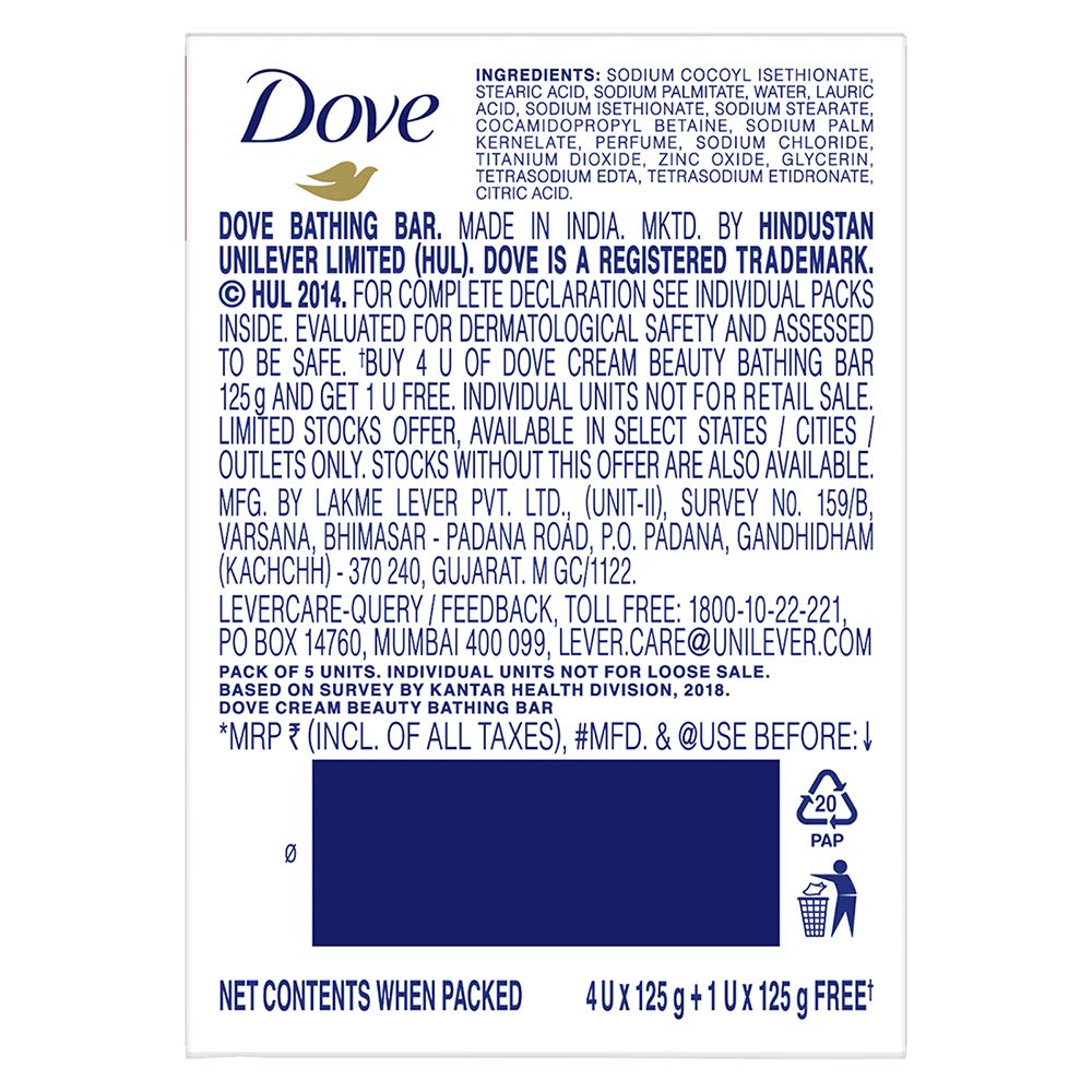 DOVE SOAP 125G