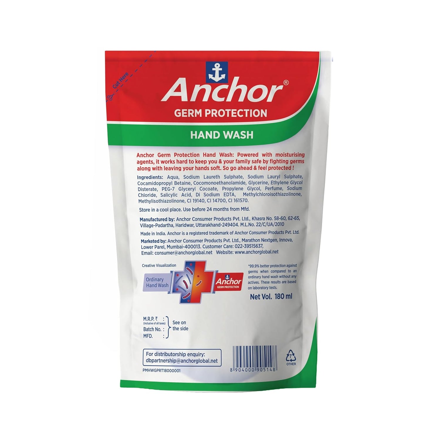 ANCHOR HAND WASH 90ML
