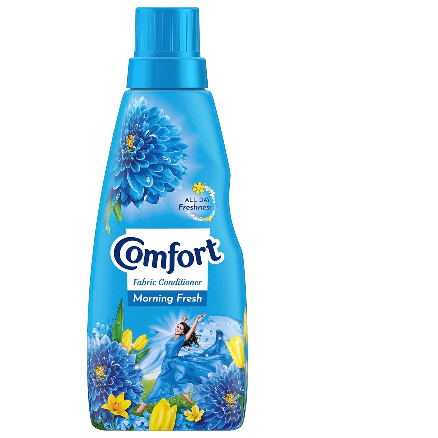 Comfort After Wash Morning Fresh Fabric Conditioner (Fabric Softener) - For Softness, Shine And Long Lasting Freshness, 430 ml