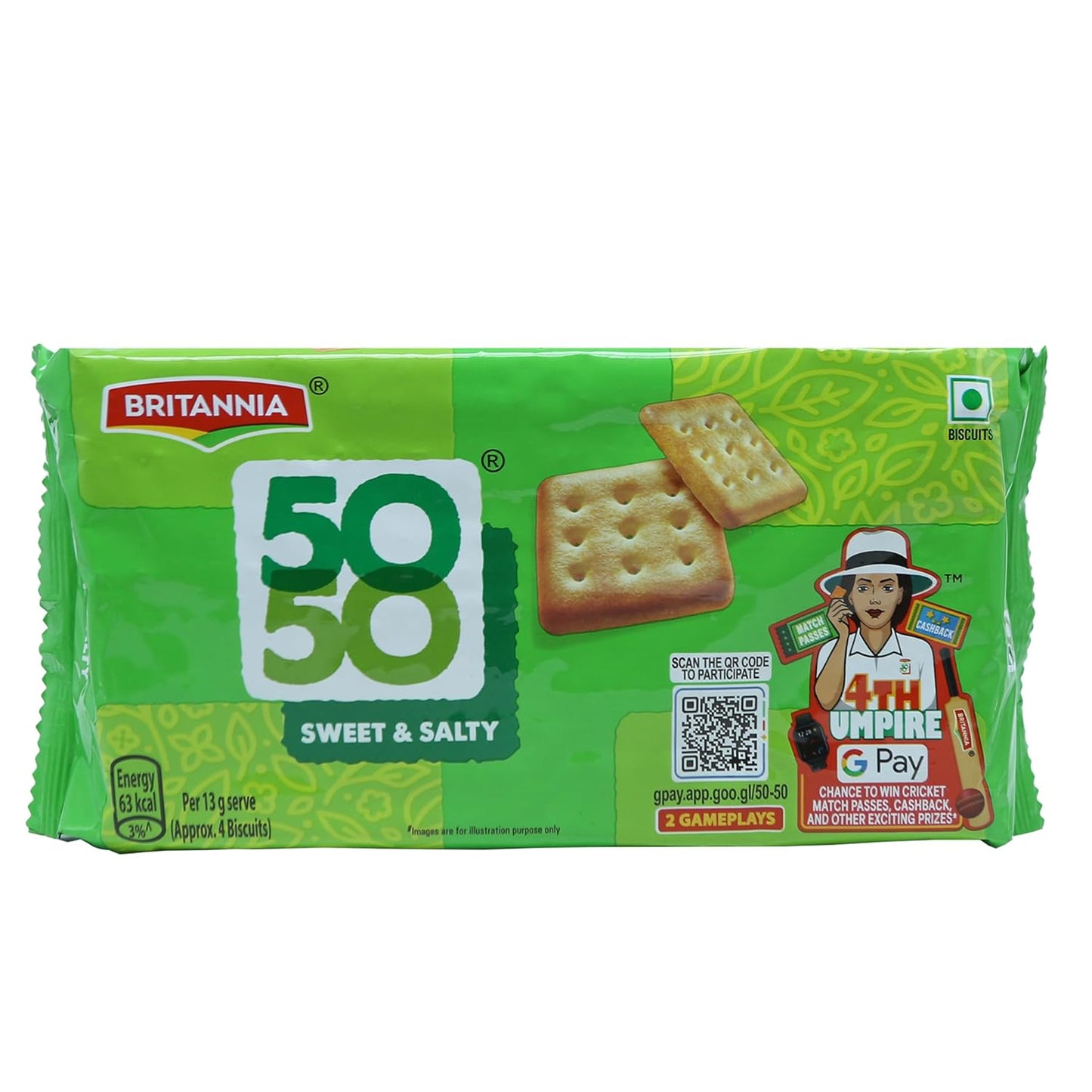 BRI. 50-50 SWEET &SALTY 62.8G