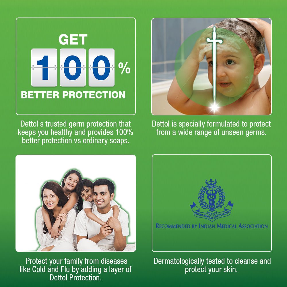 DETTOL Skincare Soap 3+1