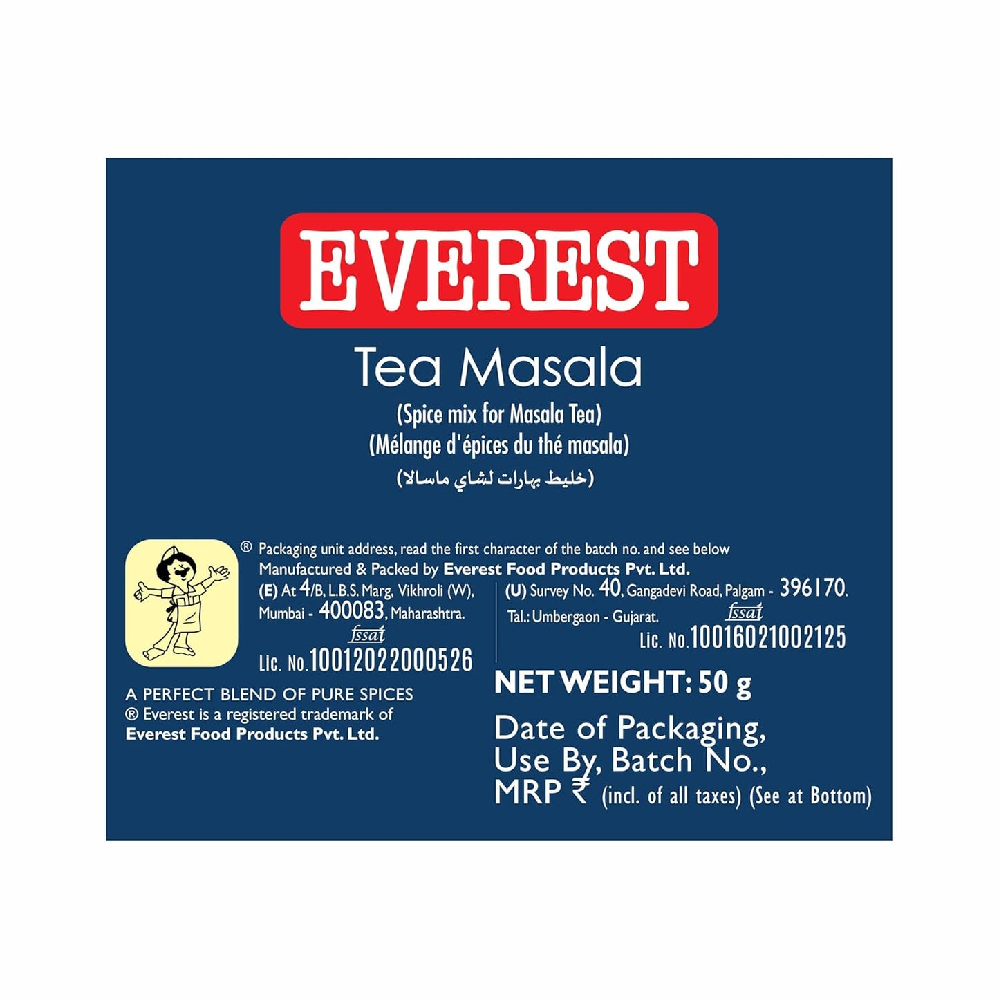 EVEREST TEA MASALA 50G