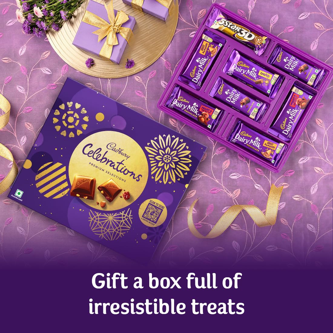 Cadbury Celebrations Premium Selections Chocolates Gift Pack, 268 Gram