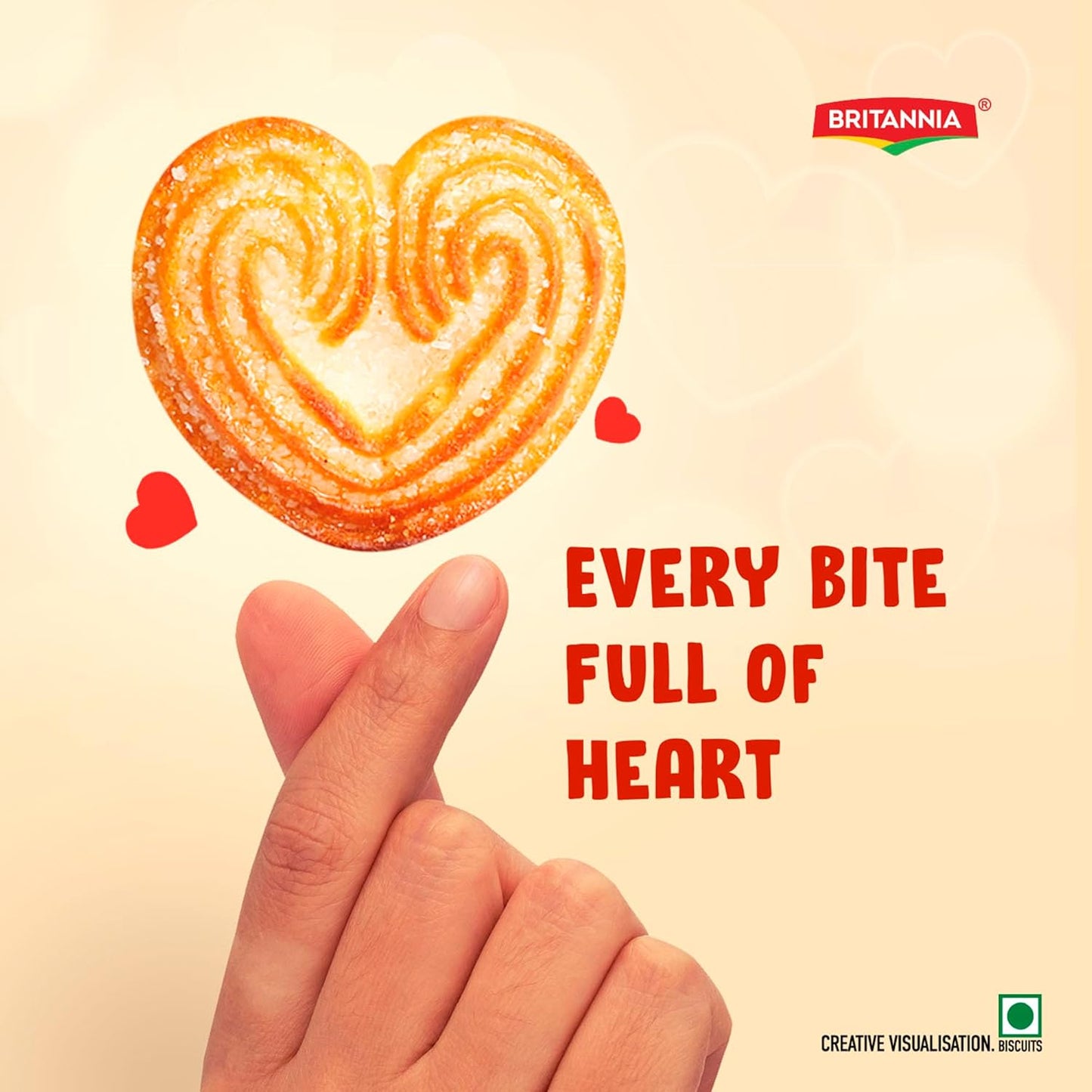 Britannia Little Hearts 26G