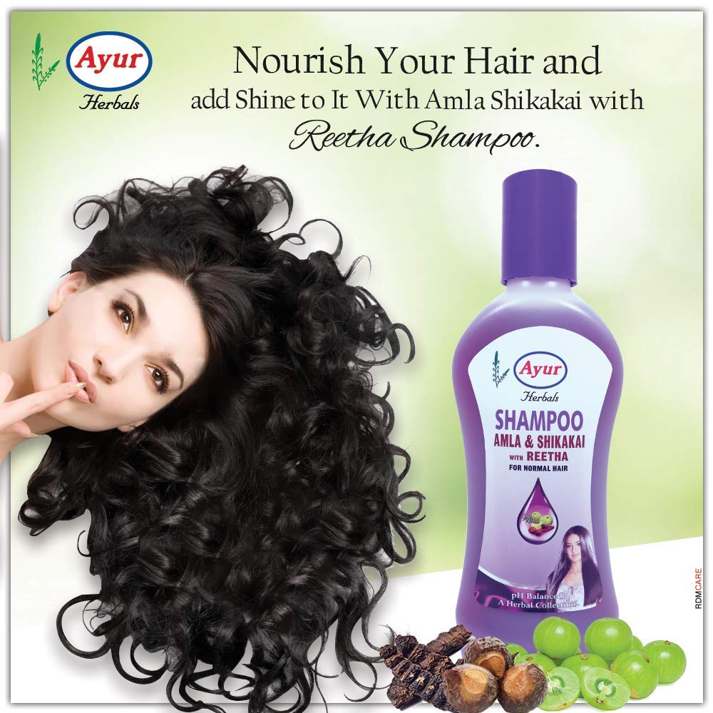 AYUR AMLA &SHIKAKAI SHAMPO 200ML