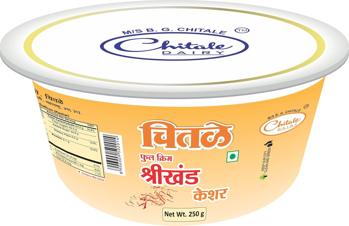 Chitale Bandhu Full Cream Shrikhand Keshar, 250 g