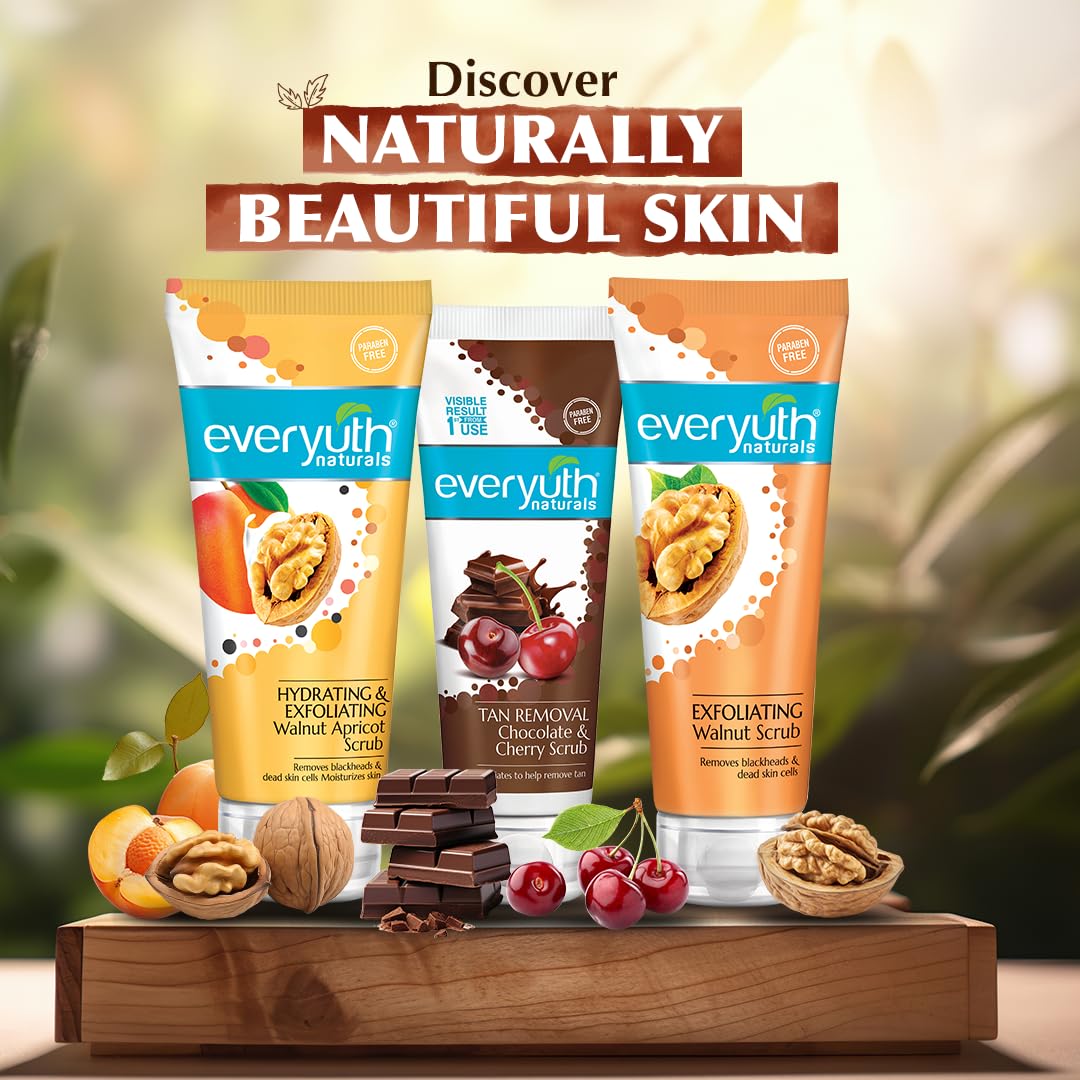 EVERUTH NATURAL TAN REMOVEL CHO & CHERRY SCRUB