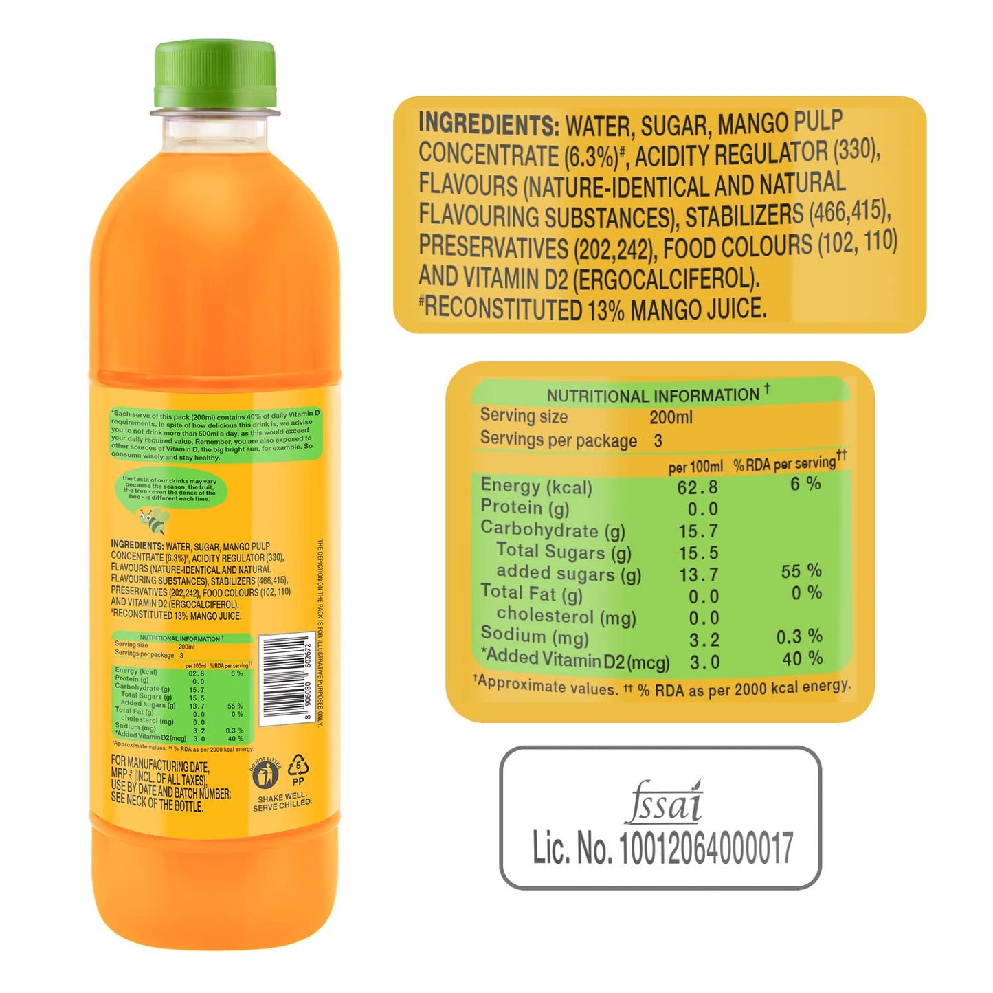 swing mango 600ml