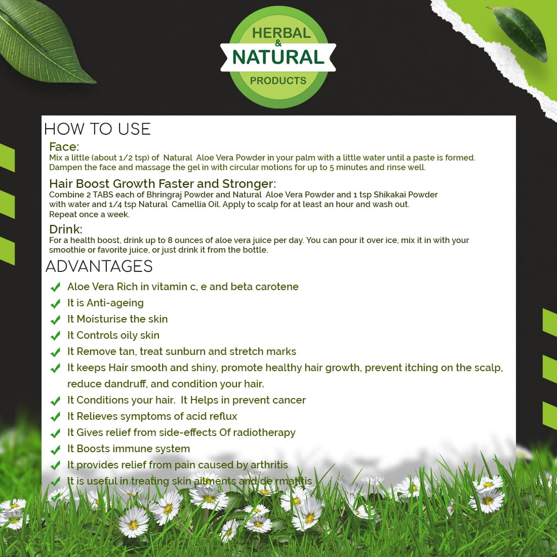 Aloe vera powder 50g