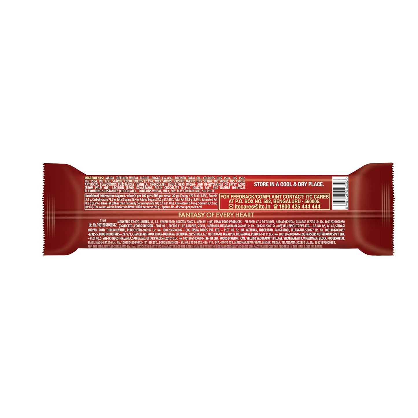 Dark fantasy bourbon biscuits 150g