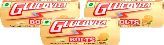 Unique Glucovita Instant Energy Bolts Orange 16.2g