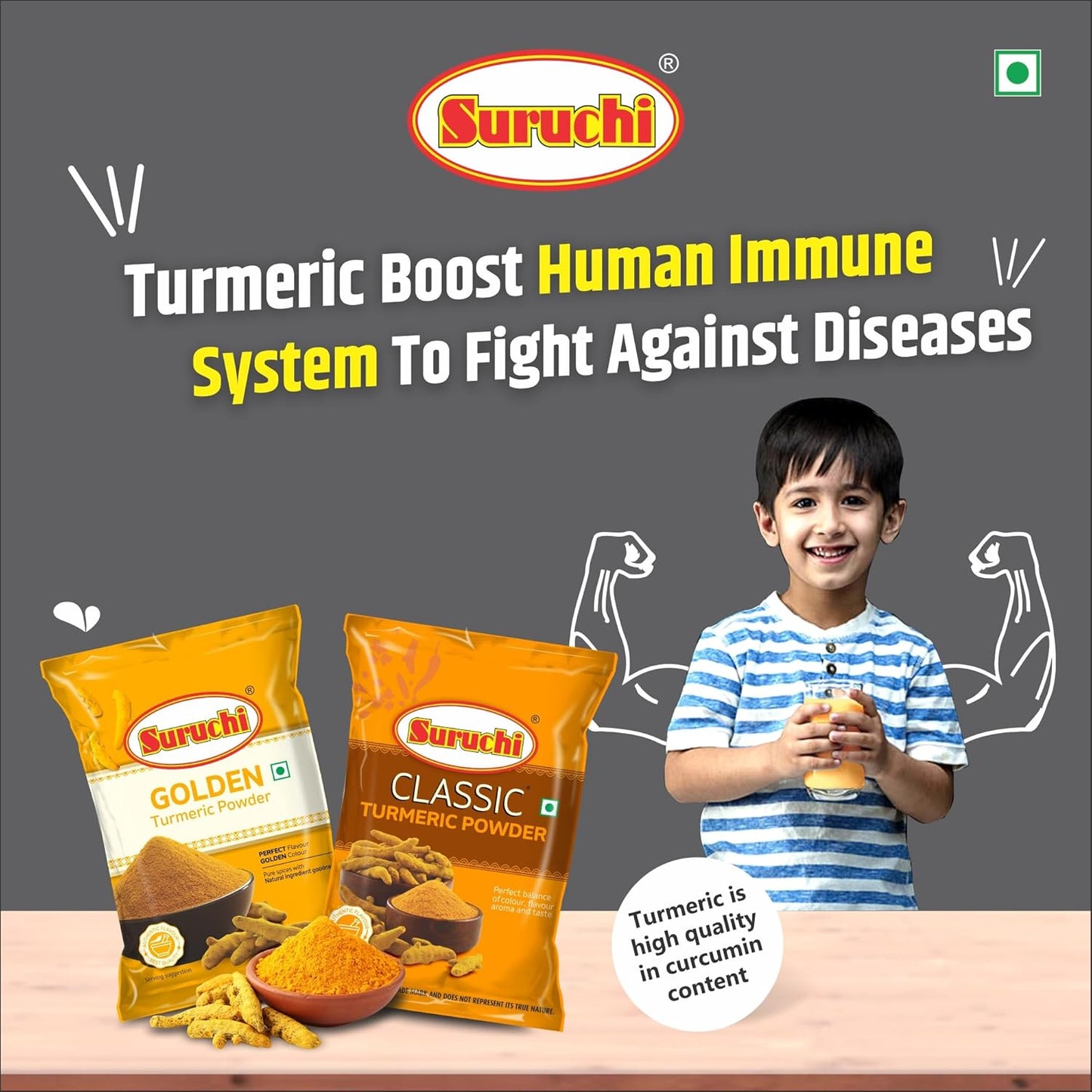 Suruchi Waigaon Turmeric Powder - 200g