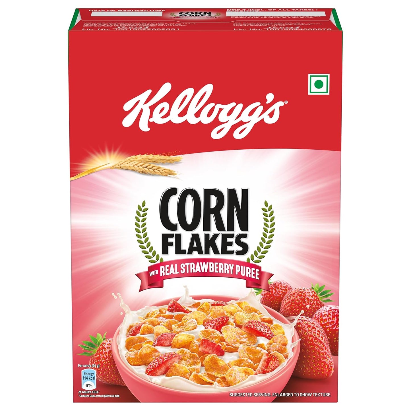 KELLOGGS CORN FLAKES STRAWBERRY 24G