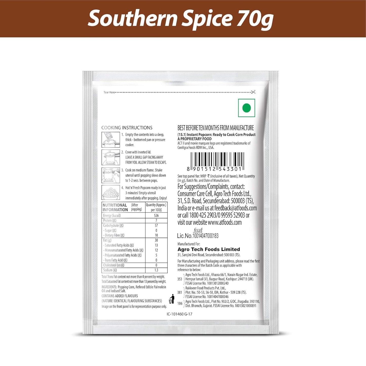 ACT II Southern Spice, 70g