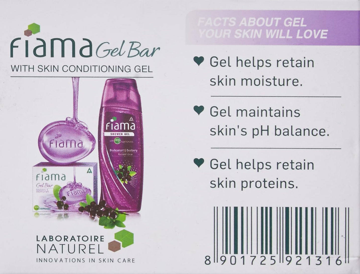 FIAMA GEL BAR 75G*4  3+1
