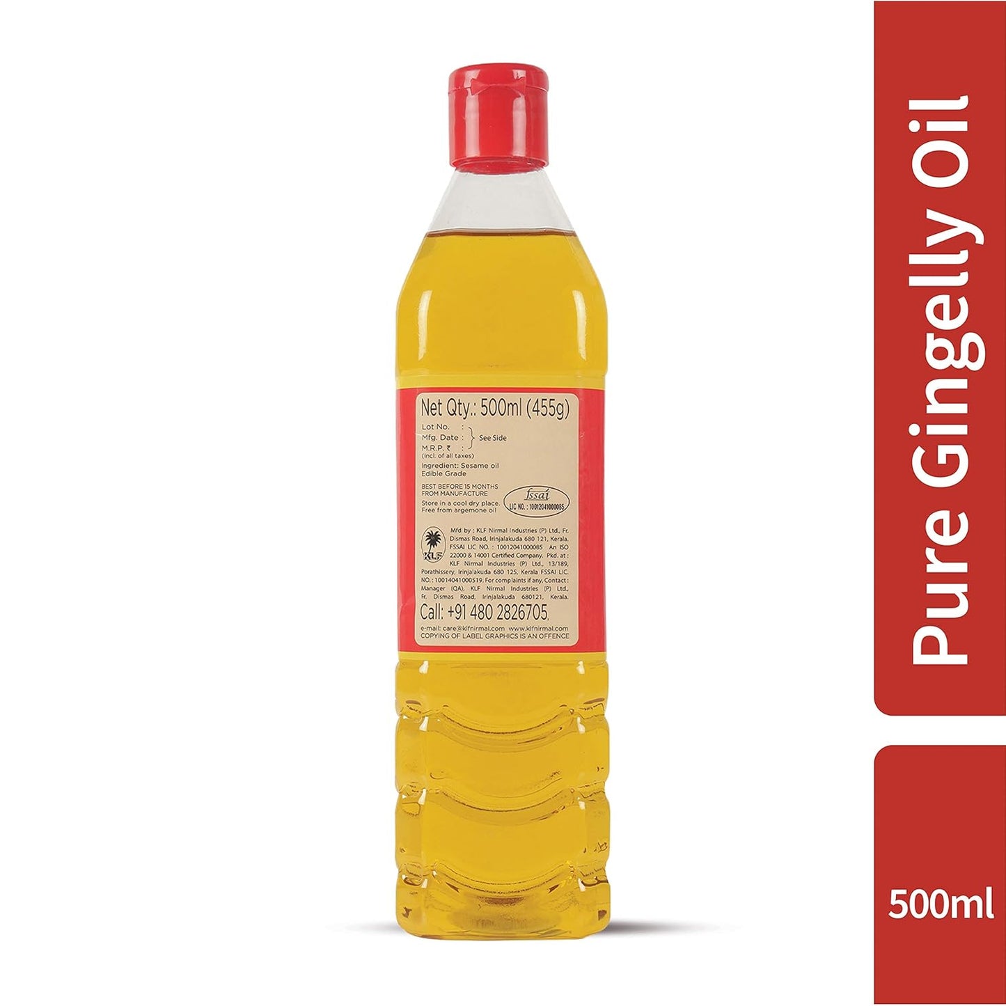 KLF Tilnad 100% Pure Til Oil/Sesame Oil 1000 ML Pet Bottle