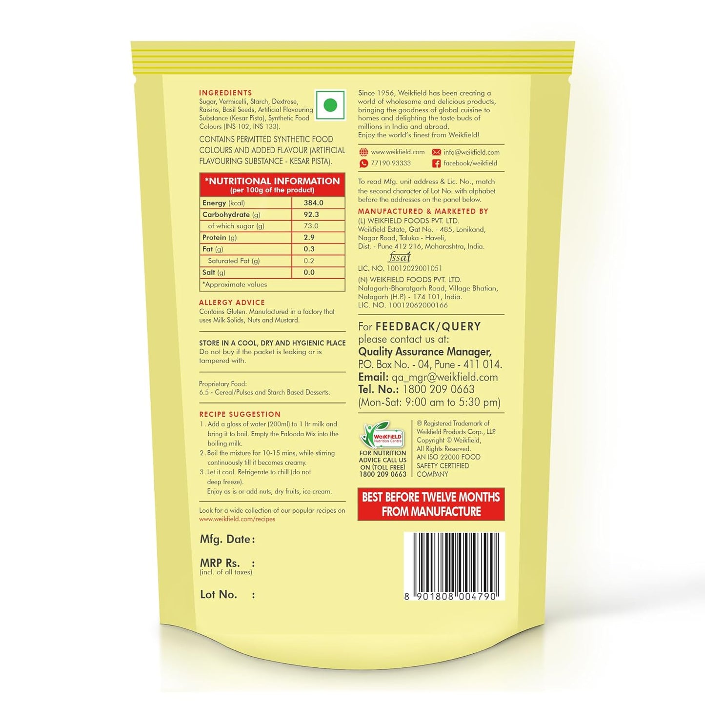 FALOODA KESAR FLAVOUR 200G